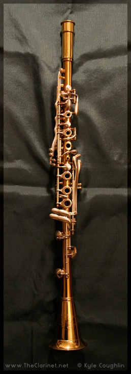 The Cleveland clarinet, made by H. N. White.