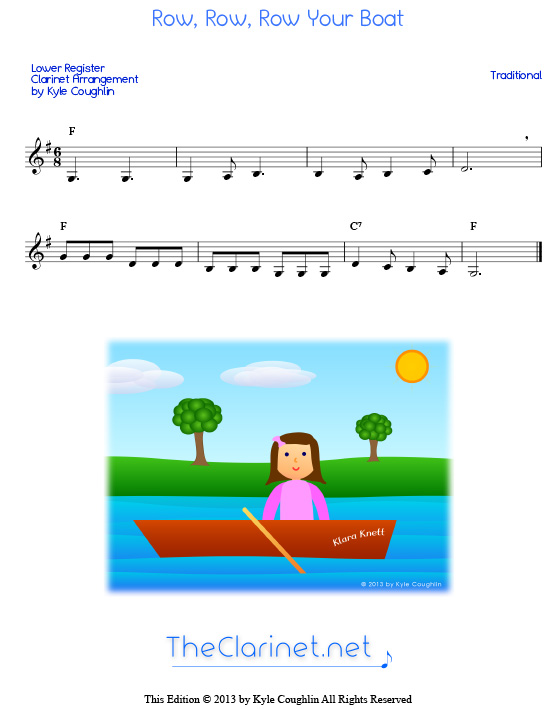 row-row-row-your-boat-for-clarinet-free-sheet-music-printable-pdf